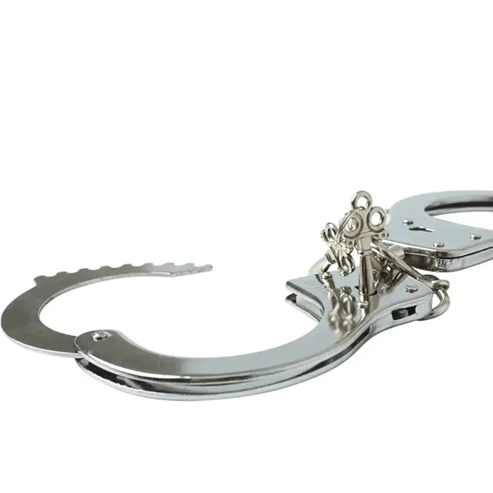 Sex & Mischief Metal Handcuffs - Take A Peek