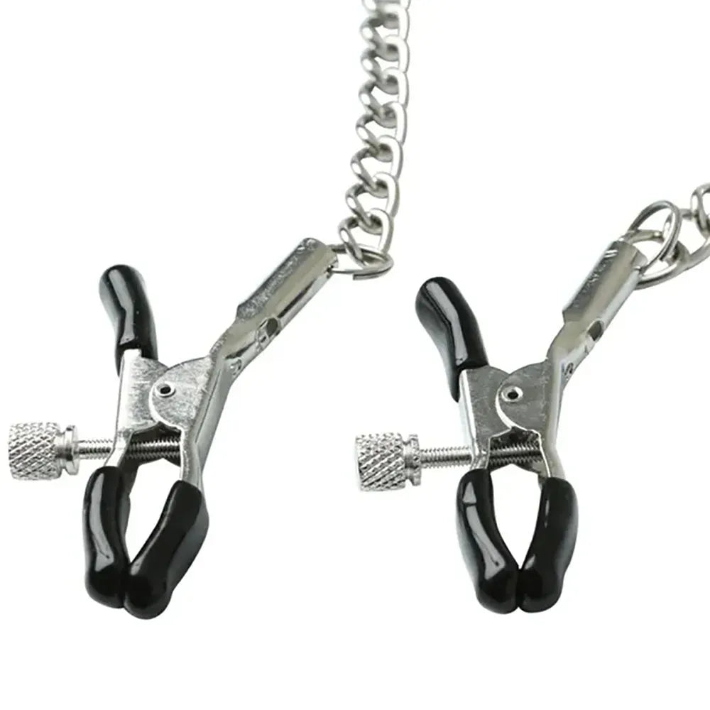 Sex & Mischief Chained Nipple Clamps - Take A Peek