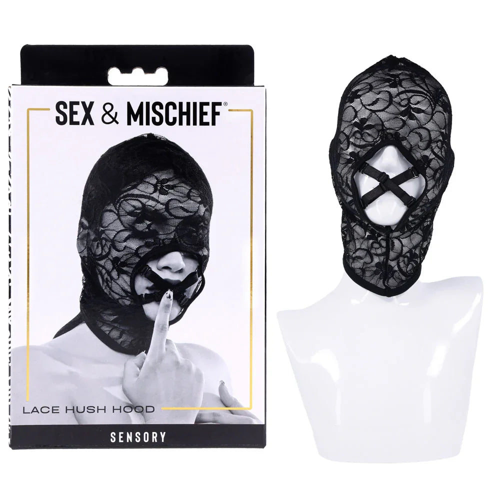 Sex & Mischief Lace Hush Hood - Hood - Take A Peek