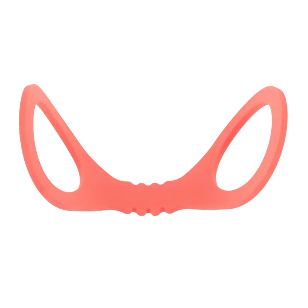 Sex & Mischief Peaches n CreaMe Small Silicone Cuffs - Peach Silicone Restraints - Take A Peek