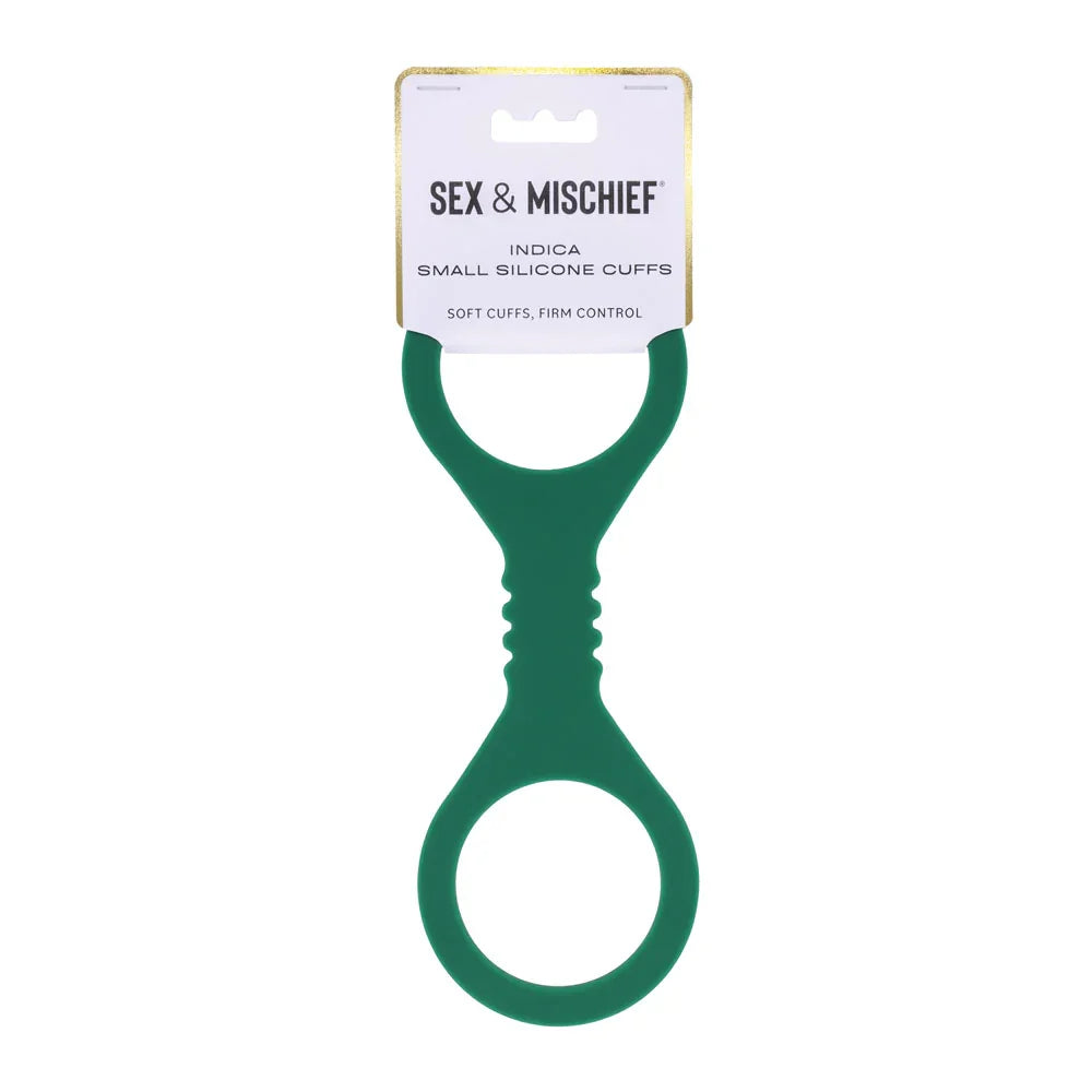 Sex & Mischief Indica Small Silicone Cuffs - Small Restraints - Take A Peek