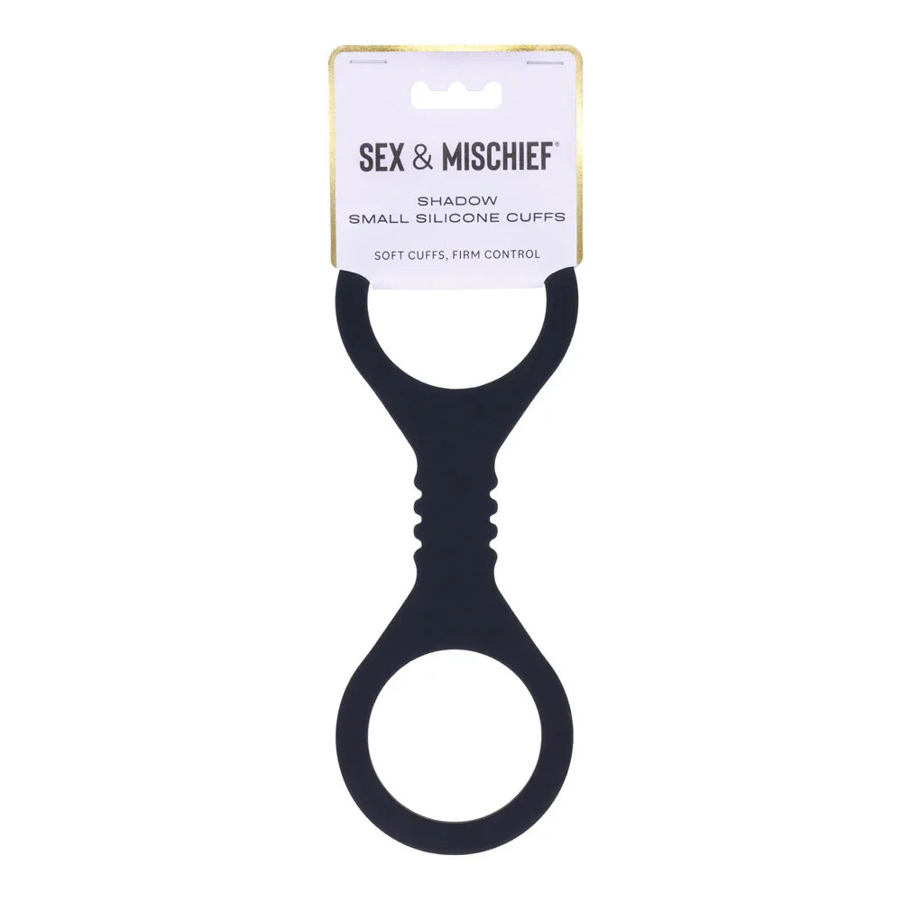 Sex & Mischief Shadow Small Silicone Cuffs - Small Restraints - Take A Peek