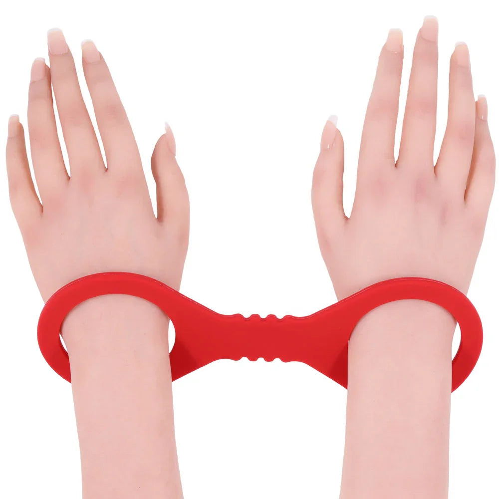 Sex & Mischief Amor Small Silicone Cuffs - Small Restraints - Take A Peek
