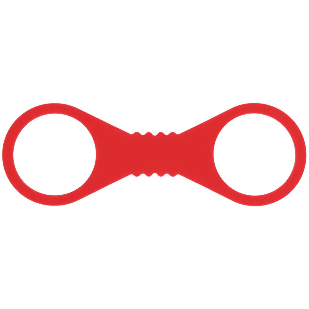 Sex & Mischief Amor Large Silicone Cuffs - Large Restraints - Take A Peek