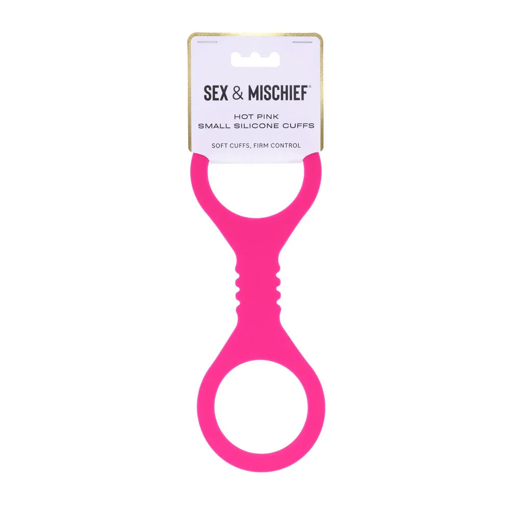 Sex & Mischief Small Hot Silicone Cuffs - Hot Small Restraints - Take A Peek