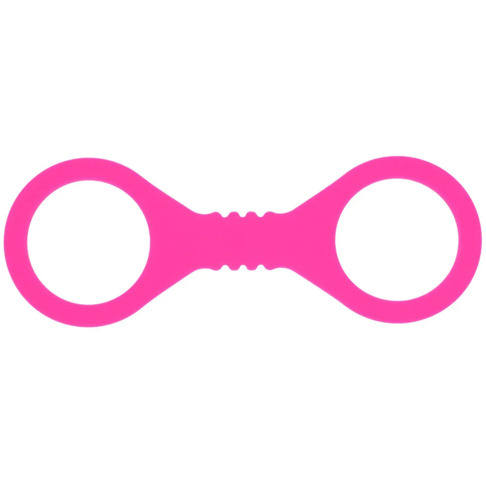 Sex & Mischief Small Hot Silicone Cuffs - Hot Small Restraints - Take A Peek