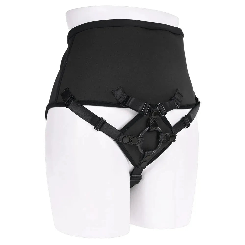 SPORTSHEETS High Waisted Corset Strap On - Take A Peek