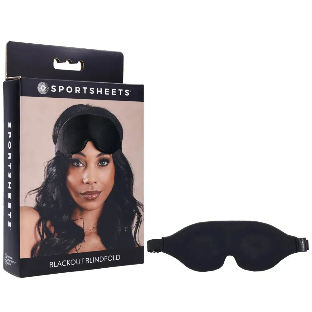 SPORTSHEETS Blackout Blindfold - Take A Peek