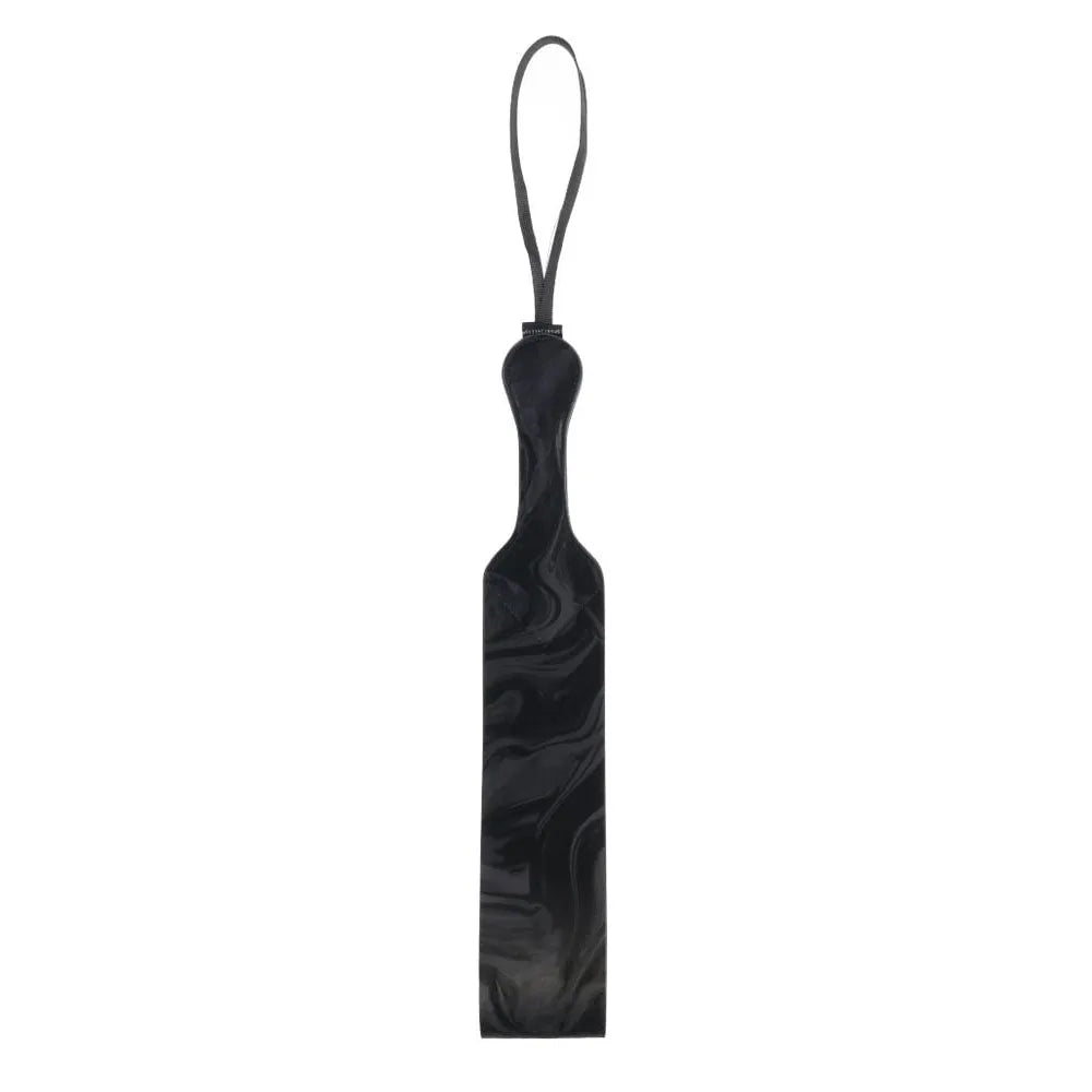 SPORTSHEETS Velvet Noir Loop Paddle - 42 cm Paddle - Take A Peek