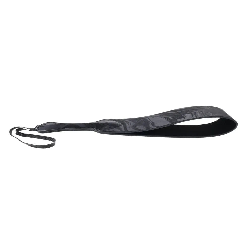 SPORTSHEETS Velvet Noir Loop Paddle - 42 cm Paddle - Take A Peek