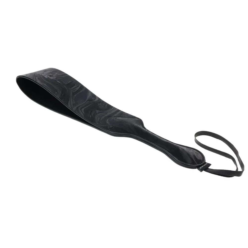 SPORTSHEETS Velvet Noir Loop Paddle - 42 cm Paddle - Take A Peek
