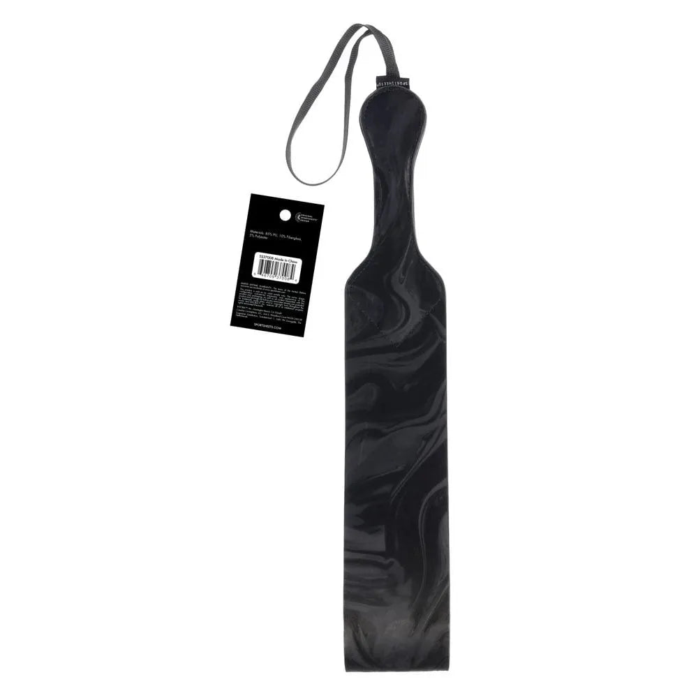SPORTSHEETS Velvet Noir Loop Paddle - 42 cm Paddle - Take A Peek