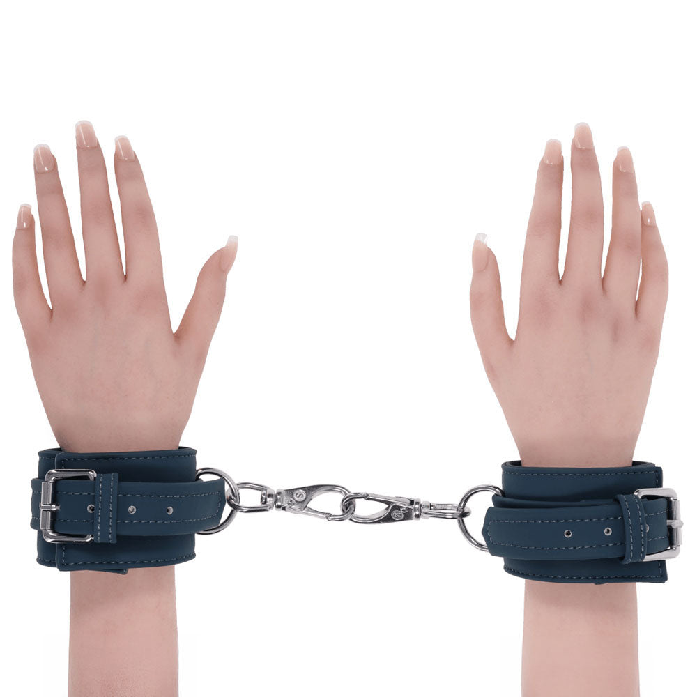 SPORTSHEETS Signature Twilight Tease Handcuffs - Adjustable Restraints - Take A Peek