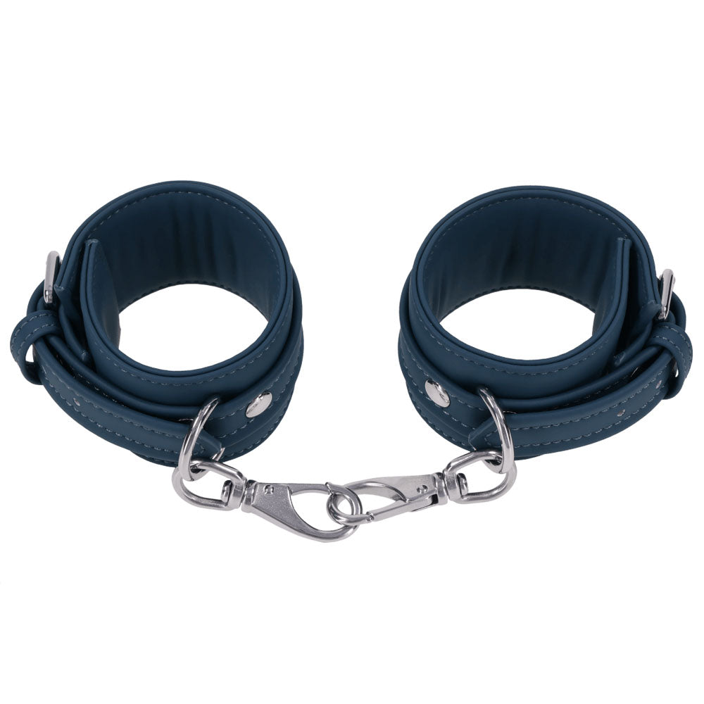 SPORTSHEETS Signature Twilight Tease Ankle Cuffs - Adjustable Leg Restraints - Take A Peek