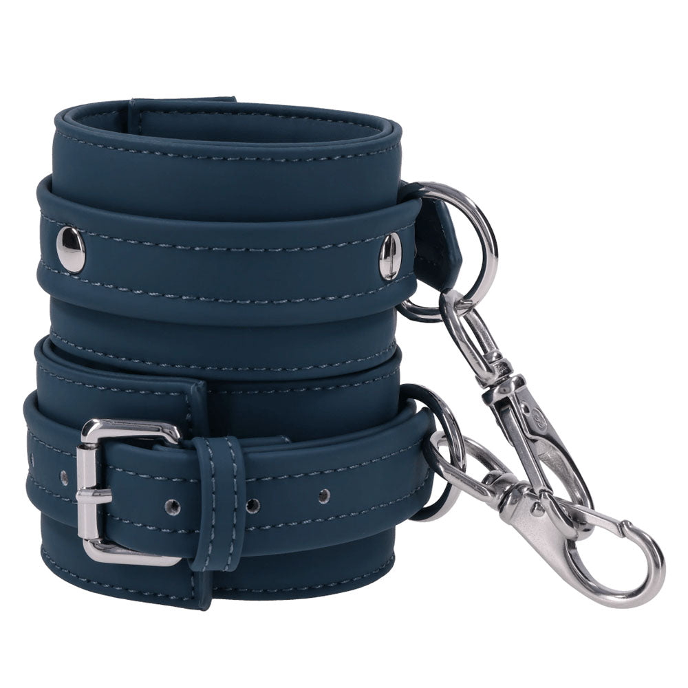 SPORTSHEETS Signature Twilight Tease Ankle Cuffs - Adjustable Leg Restraints - Take A Peek