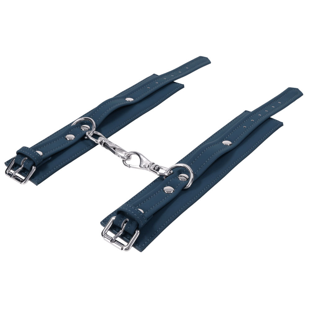 SPORTSHEETS Signature Twilight Tease Ankle Cuffs - Adjustable Leg Restraints - Take A Peek