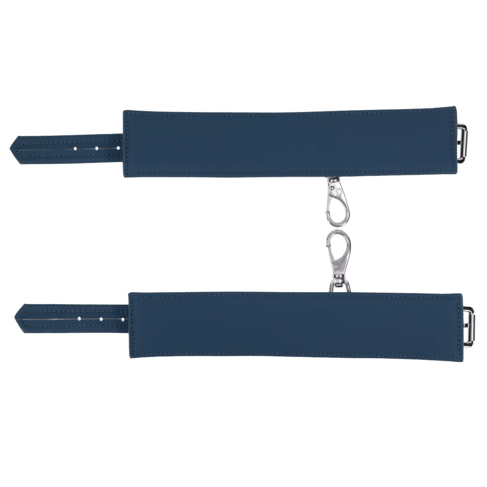 SPORTSHEETS Signature Twilight Tease Ankle Cuffs - Adjustable Leg Restraints - Take A Peek
