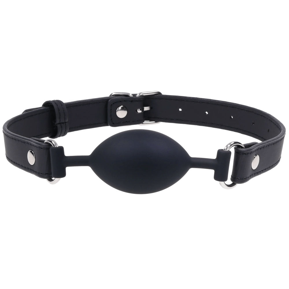 SPORTSHEETS Signature Midnight Muse Oval Gag - Mouth Restraint - Take A Peek