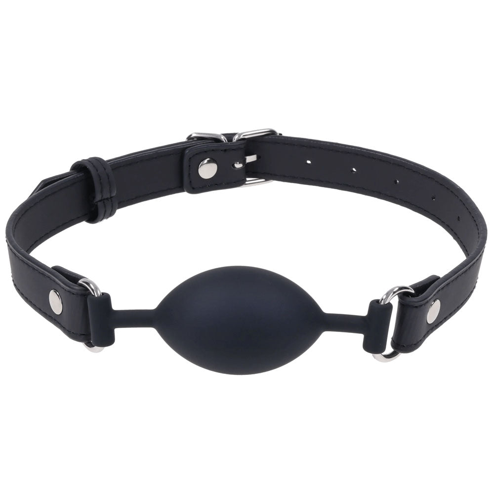 SPORTSHEETS Signature Midnight Muse Oval Gag - Mouth Restraint - Take A Peek
