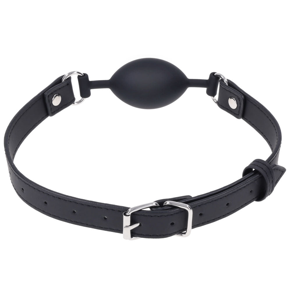 SPORTSHEETS Signature Midnight Muse Oval Gag - Mouth Restraint - Take A Peek