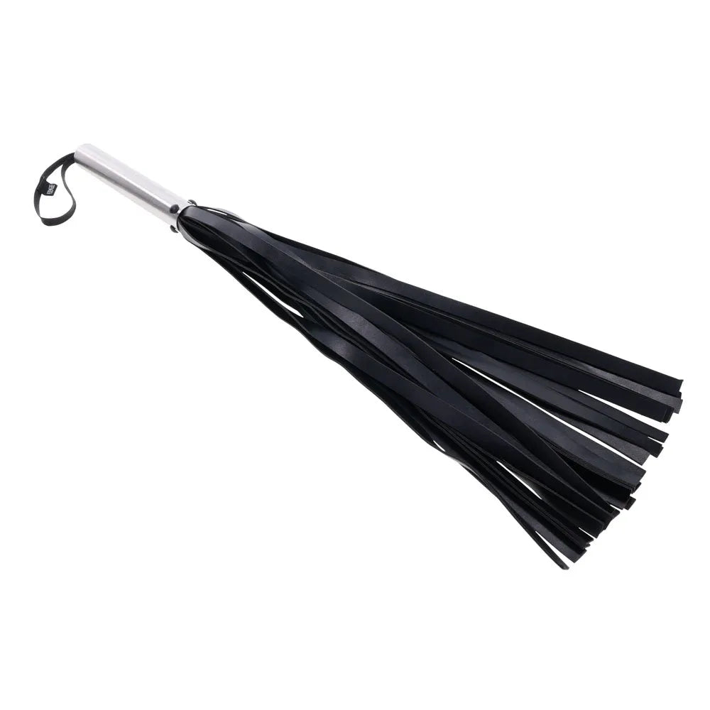EDGE Flogger - Flogger Whip with Metal Handle - Take A Peek