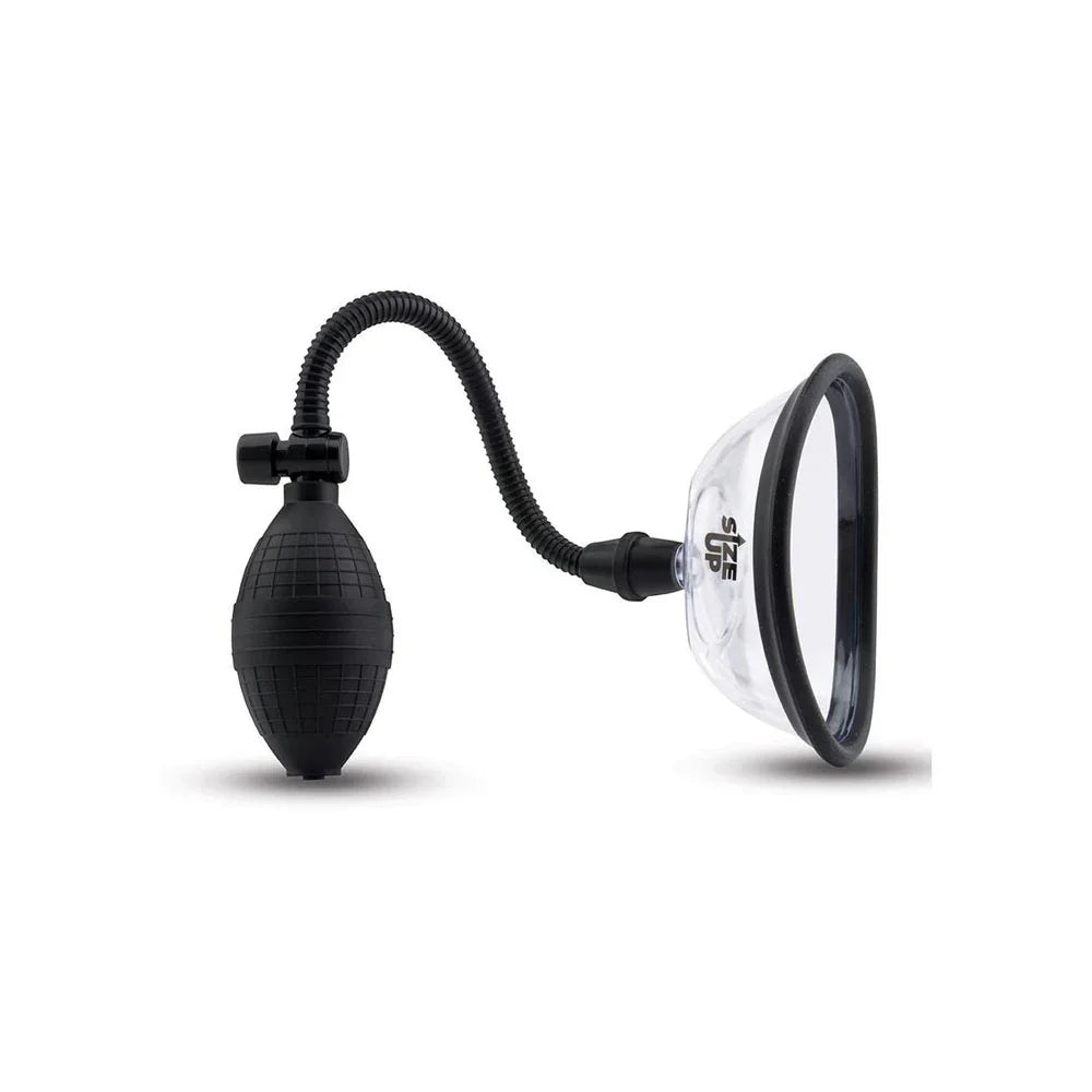 Size Up Classic Pussy Pump with 2 Chambers - Vagina Pump with 2 Interchangeable Chambers - Take A Peek