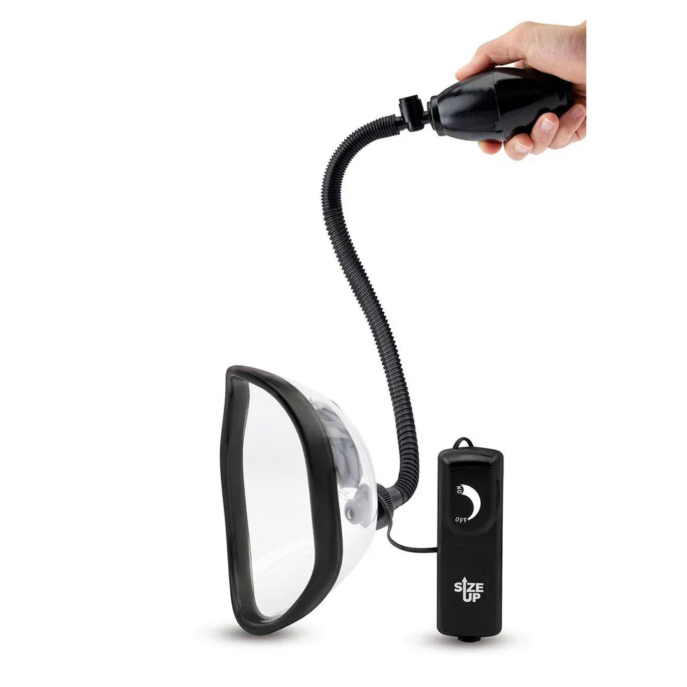 Size Up Vibrating Pussy Pump - Vibrating Vagina Pump - Take A Peek