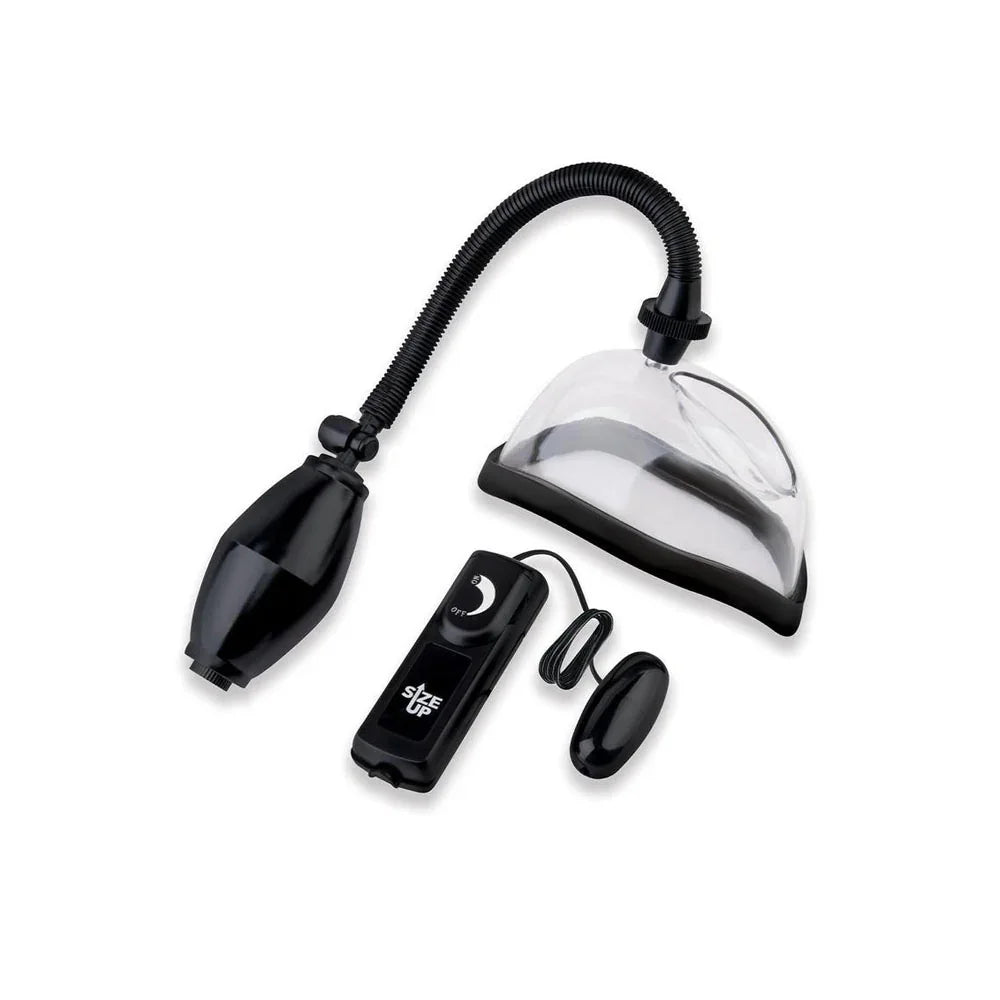 Size Up Vibrating Pussy Pump - Vibrating Vagina Pump - Take A Peek