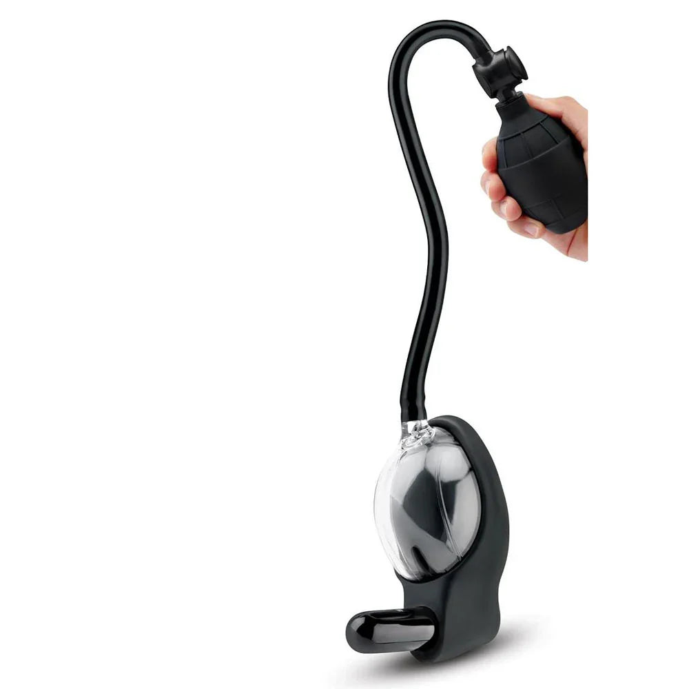 Size Up Vibrating Mini Pussy & Clitoral Pump - USB Rechargeable Vibrating Vaginal and Clitoral Pump - Take A Peek