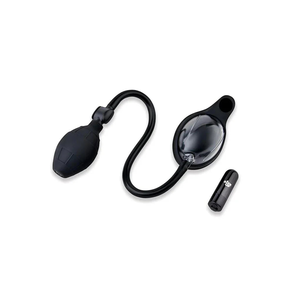 Size Up Vibrating Mini Pussy & Clitoral Pump - USB Rechargeable Vibrating Vaginal and Clitoral Pump - Take A Peek