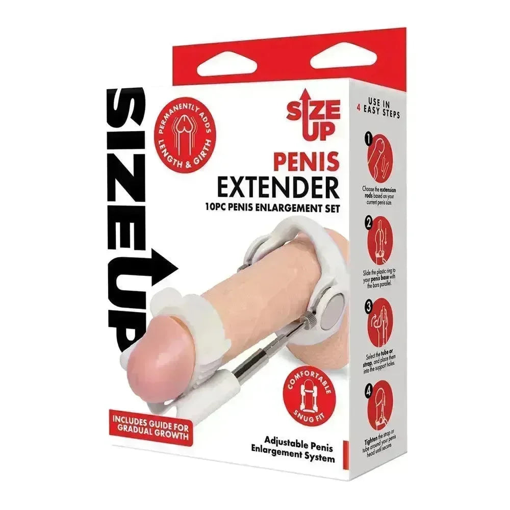 Size Up Penis Extender - Penis Extender Kit - 10 Piece Set - Take A Peek