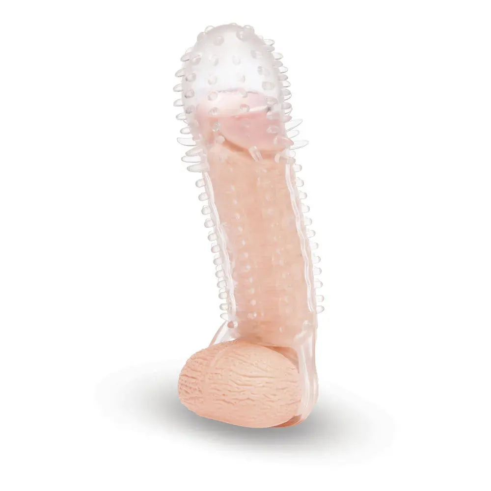 Size Up 1.5 Inch See-Thru Stretch Penis Extender - Take A Peek