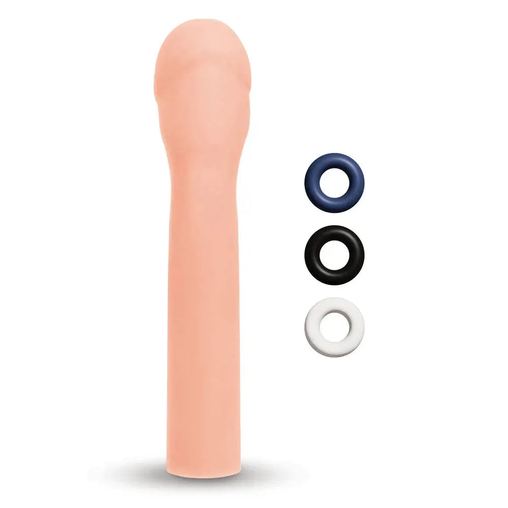 Size Up Realistic 3'' Penis Extender - Take A Peek