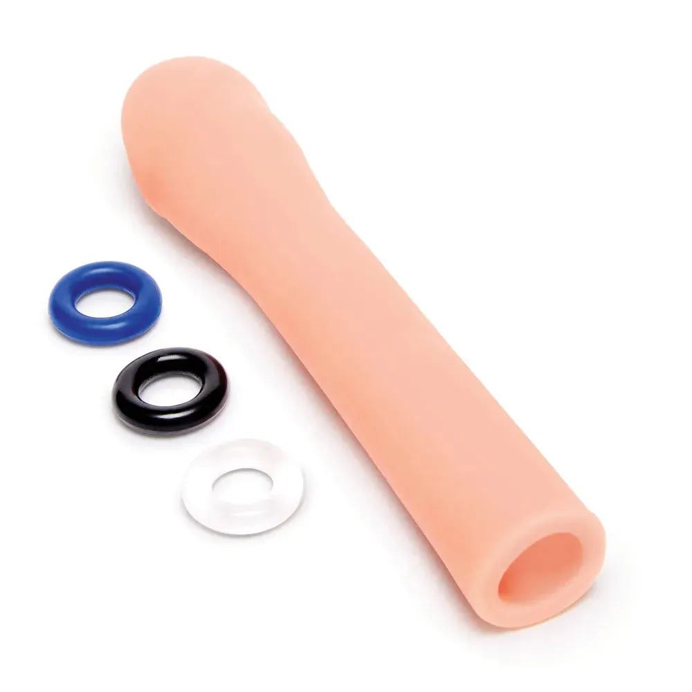 Size Up Realistic 3'' Penis Extender - Take A Peek