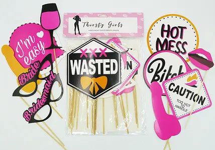 Thirsty Girls - Hen’s Night Photo Booth Props - Take A Peek