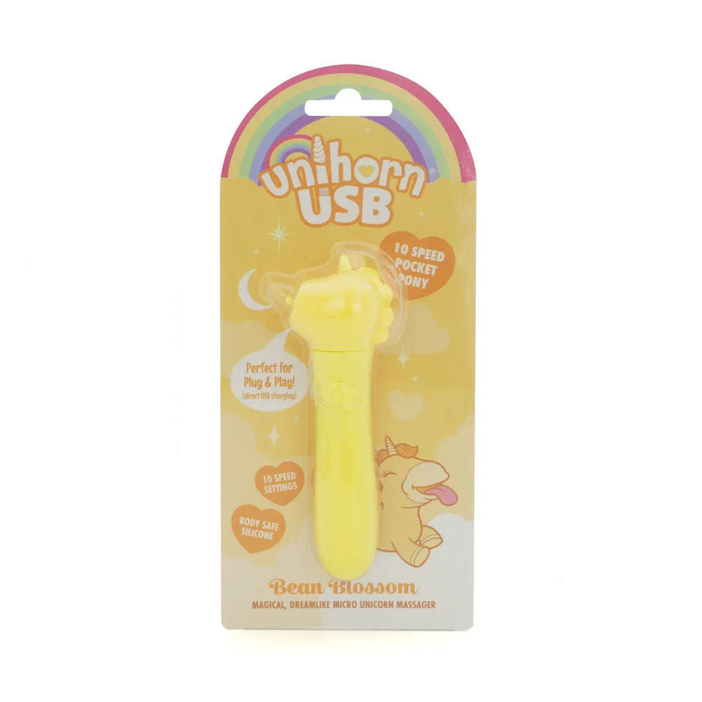 Unihorn - USB Bullet - Bean Blossom - USB Rechargeable Vibrating Bullet - Take A Peek