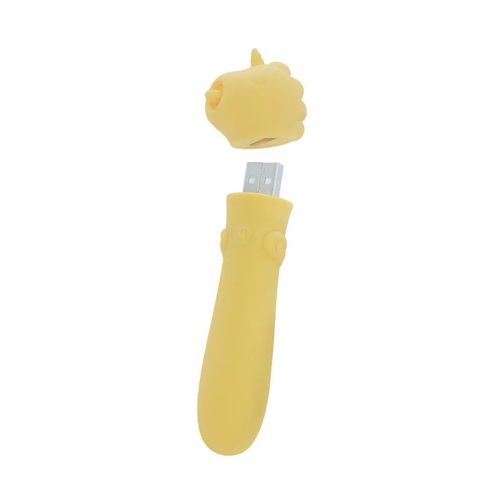 Unihorn - USB Bullet - Bean Blossom - USB Rechargeable Vibrating Bullet - Take A Peek