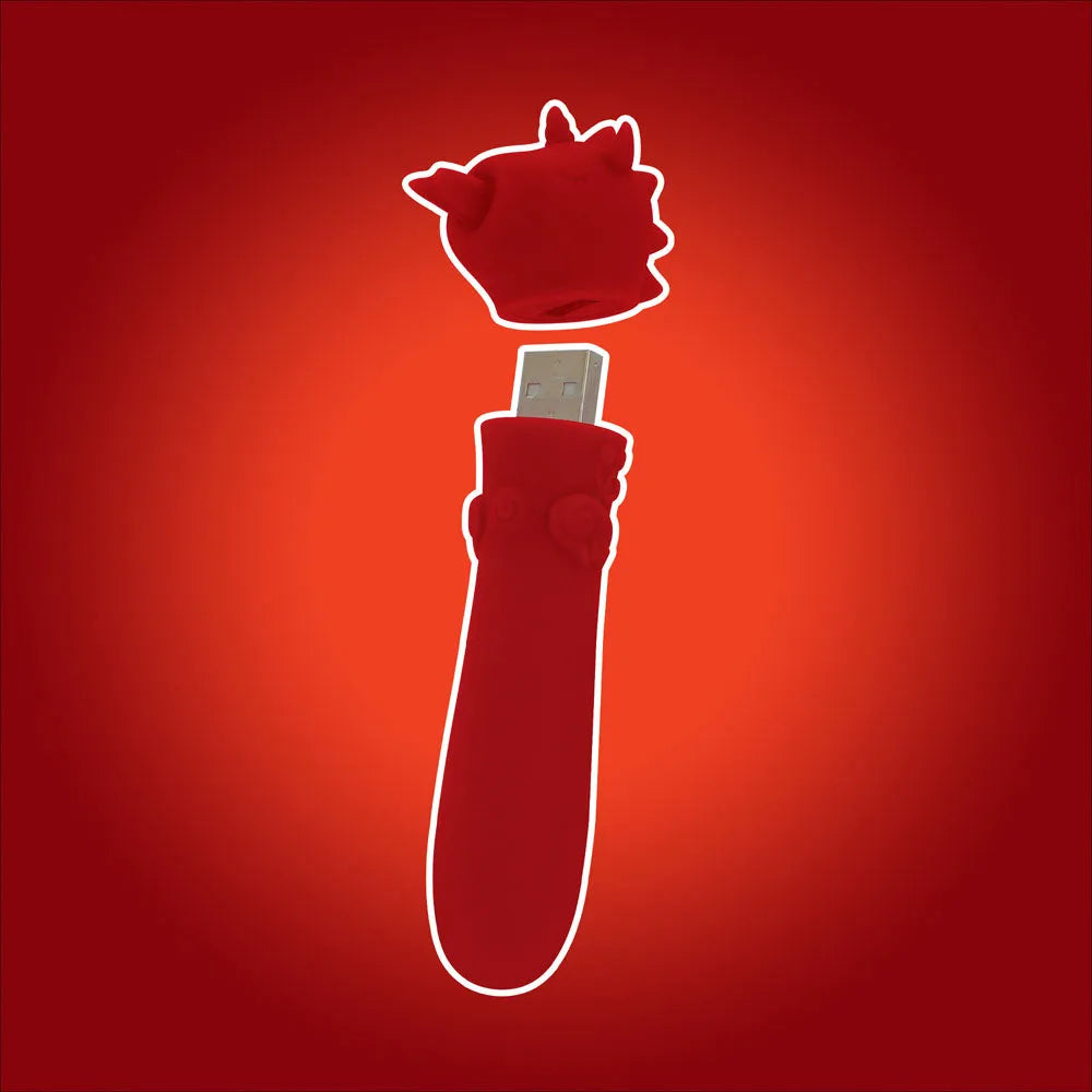 Unihorn - USB Bullet - Blaze Diablo - USB Rechargeable Vibrating Bullet - Take A Peek