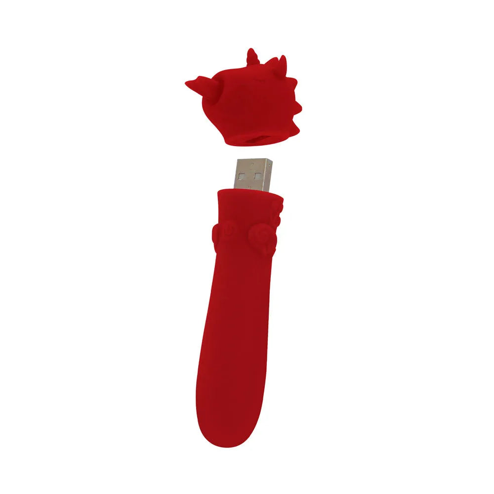 Unihorn - USB Bullet - Blaze Diablo - USB Rechargeable Vibrating Bullet - Take A Peek