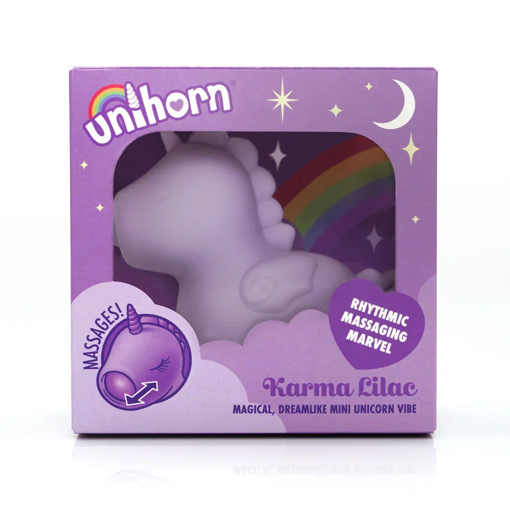 Unihorn - Karma Lilac - Lilac USB Rechargeable Flicking Stimulator - Take A Peek