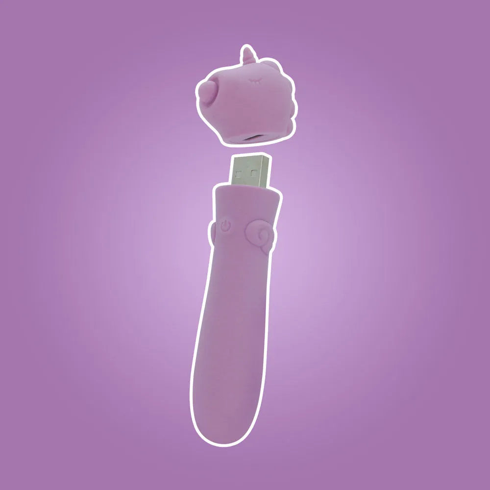Unihorn - USB Bullet - Karma Lilac - Lilac USB Rechargeable Vibrating Bullet - Take A Peek