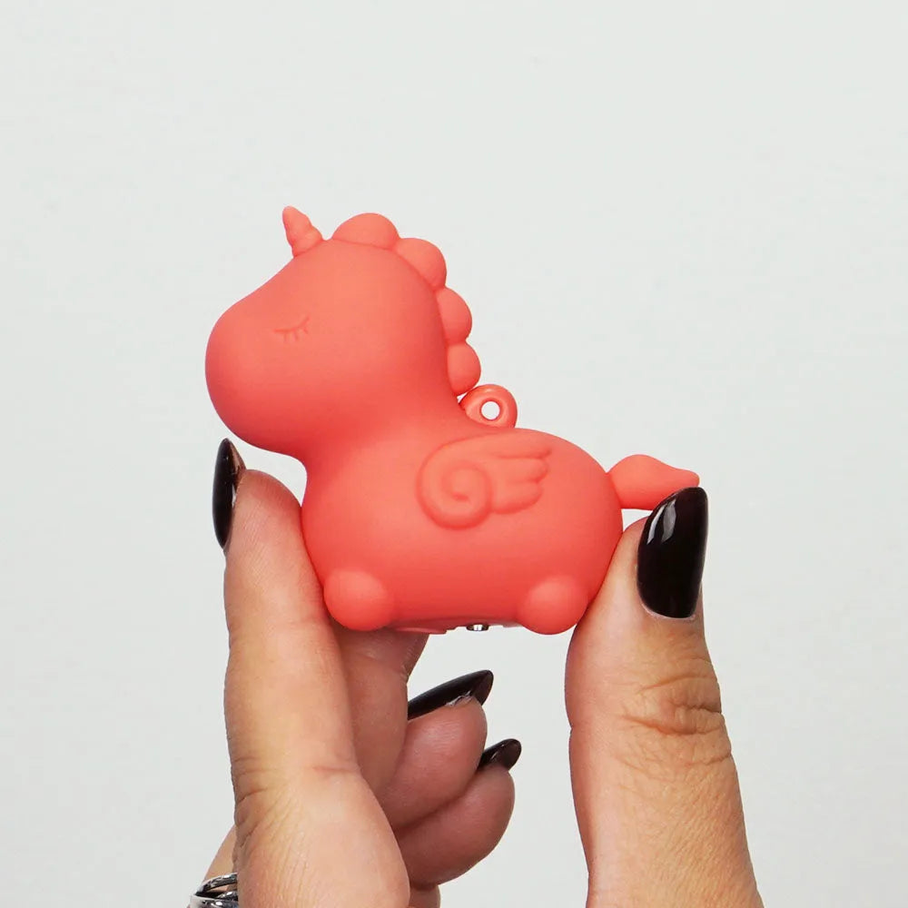 Unihorn Mini - Peachy Pony - Peach USB Rechargeable Stimulator - Take A Peek