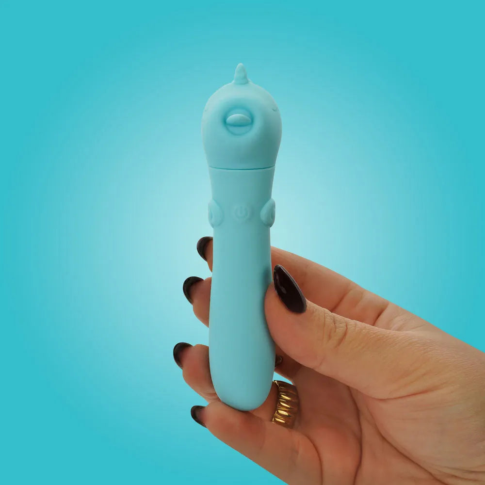 Unihorn - USB Bullet - Mount'n Peak - Teal USB Rechargeable Vibrating Bullet - Take A Peek