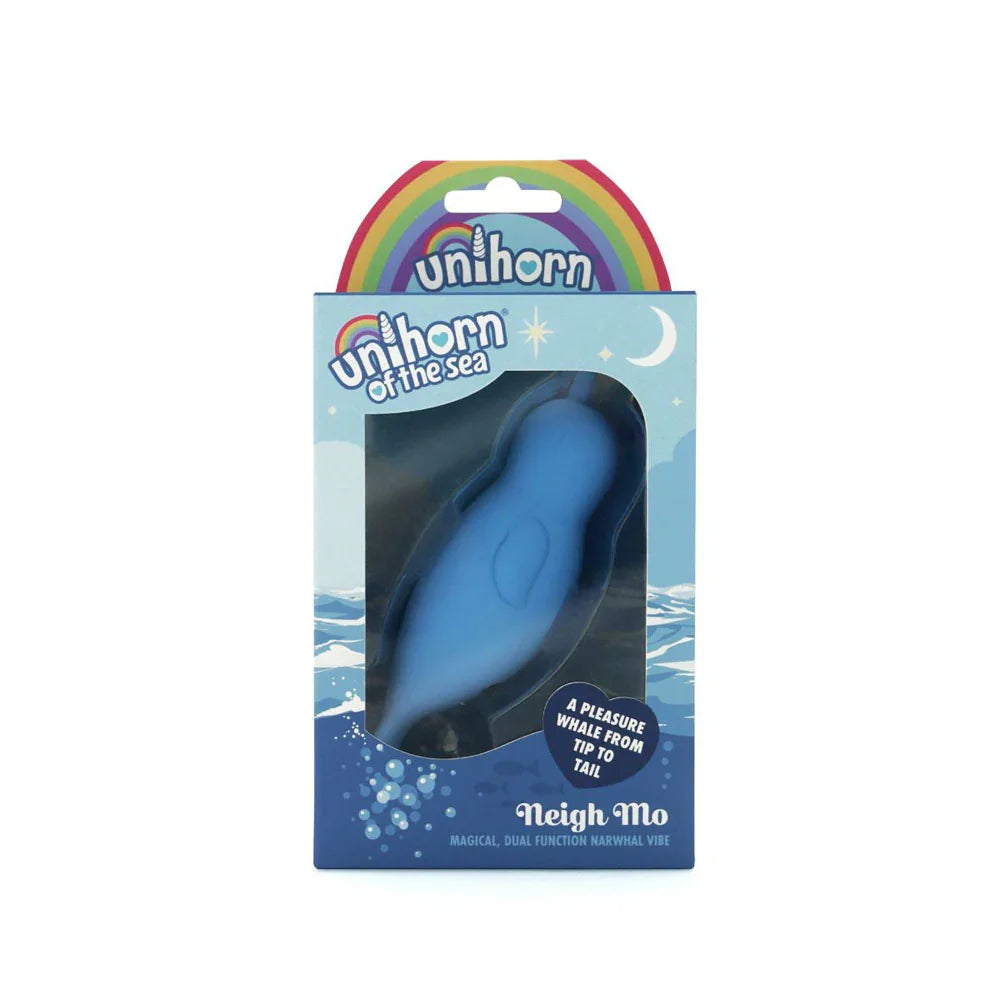 Unihorn of the Sea - Neigh Mo - The Narwhal - USB Rechargeable Dual Motor Stimulator - Take A Peek