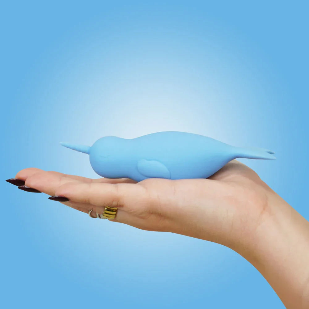 Unihorn of the Sea - Neigh Mo - The Narwhal - USB Rechargeable Dual Motor Stimulator - Take A Peek