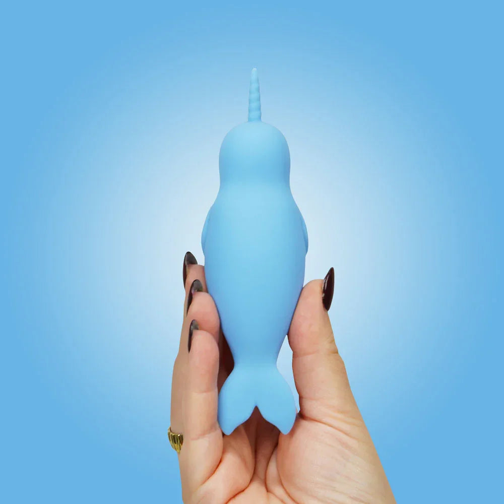 Unihorn of the Sea - Neigh Mo - The Narwhal - USB Rechargeable Dual Motor Stimulator - Take A Peek