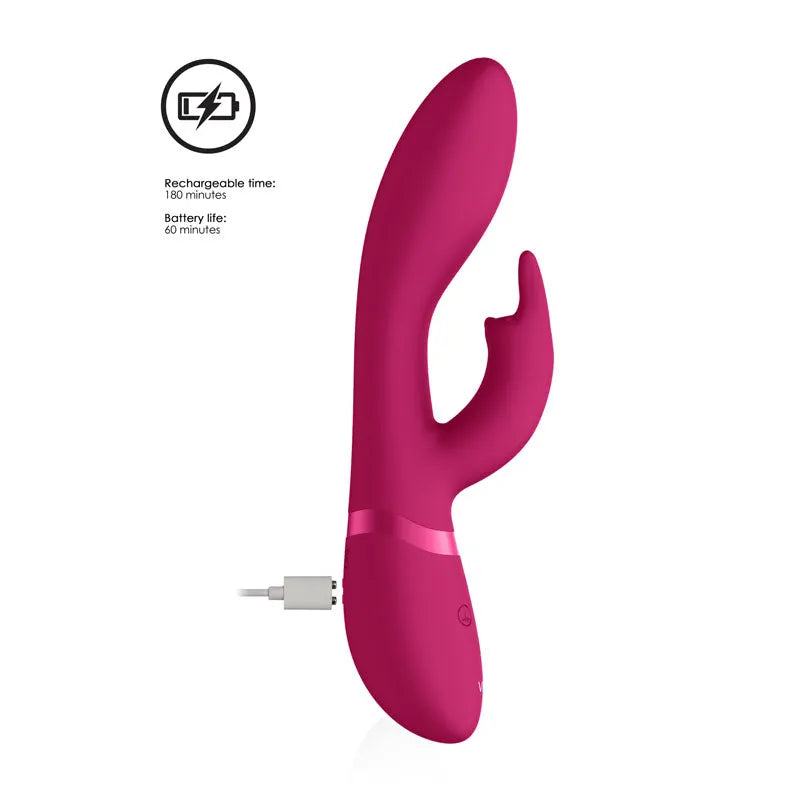 Vive Zosia - 21.3 cm USB Rechargeable Rabbit Vibrator - Take A Peek