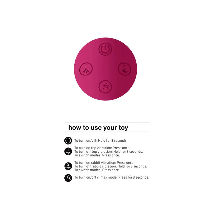 Vive Zosia - 21.3 cm USB Rechargeable Rabbit Vibrator - Take A Peek
