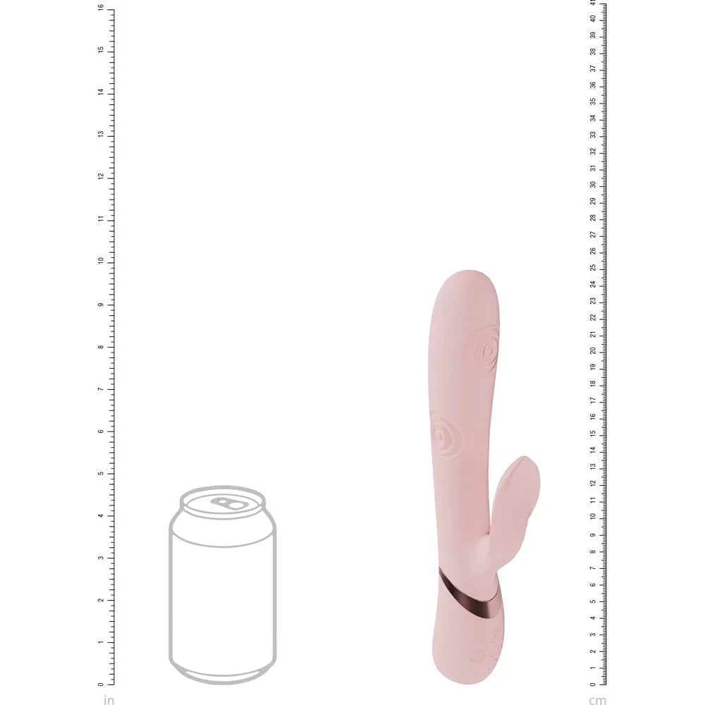 VIVE Fronda - - 25 cm USB Rechargeable Tapping Rabbit Vibrator - Take A Peek