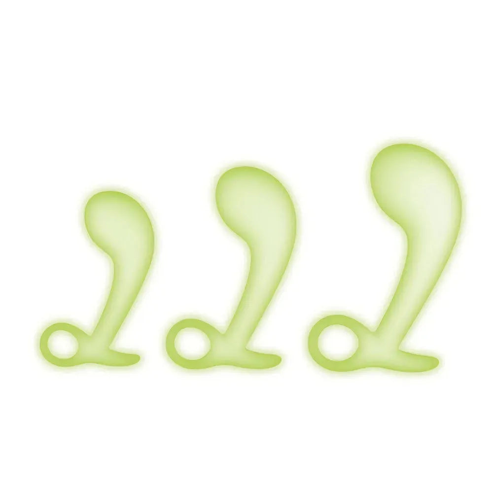WhipSmart Glow In The Dark 3pc Prostate Training Kit - Take A Peek